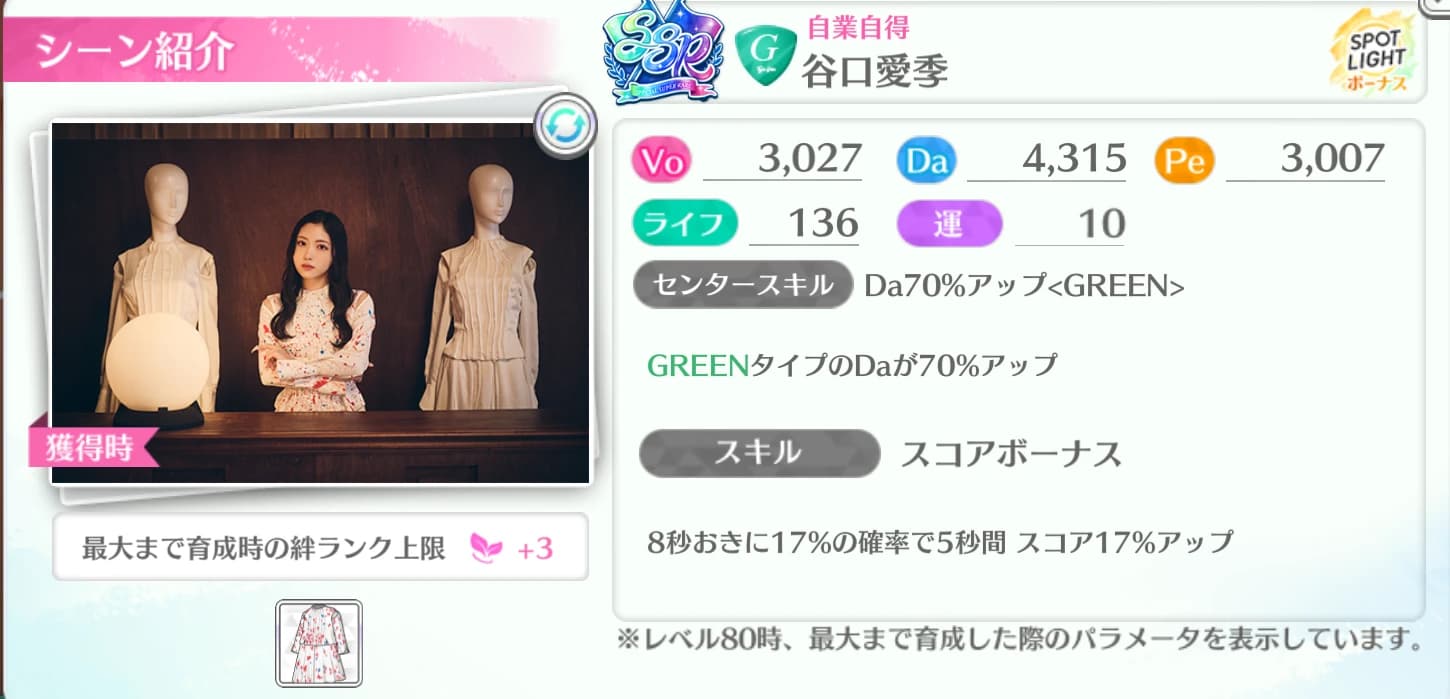 谷口愛季 / 自業自得