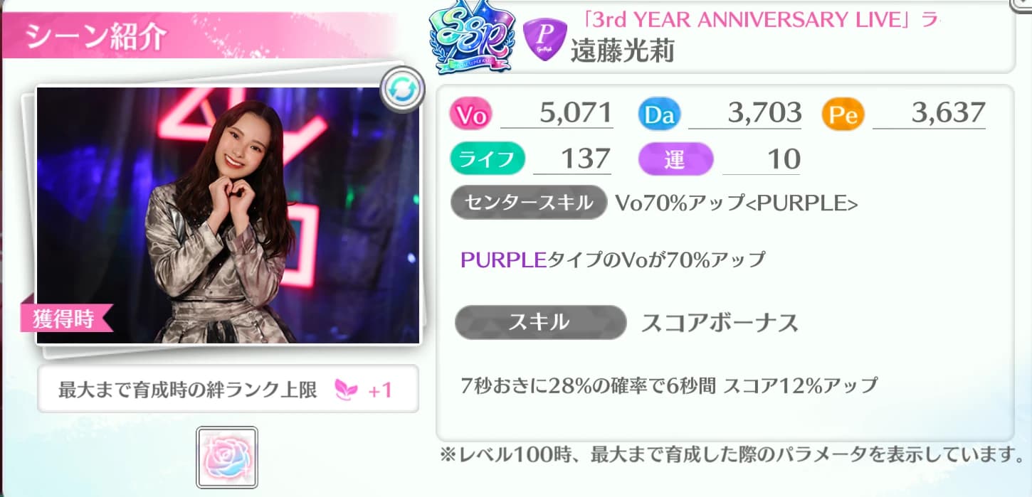 遠藤光莉 / 3rd YEAR ANNIVERSARY LIVE