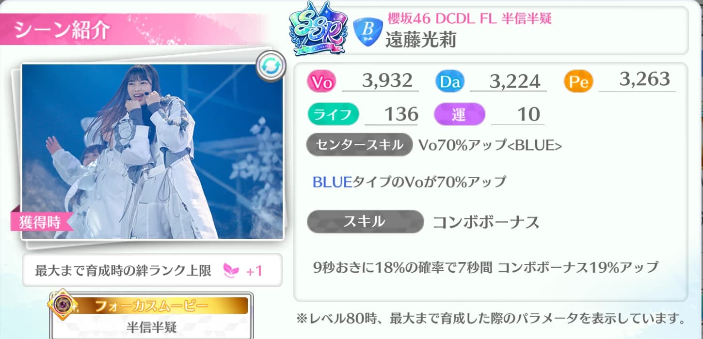 遠藤光莉 / 櫻坂46 DCDL FL 半信半疑