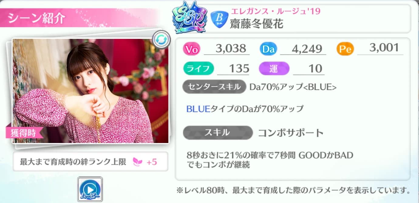 齋藤冬優花 / エレガンス・ルージュ'19