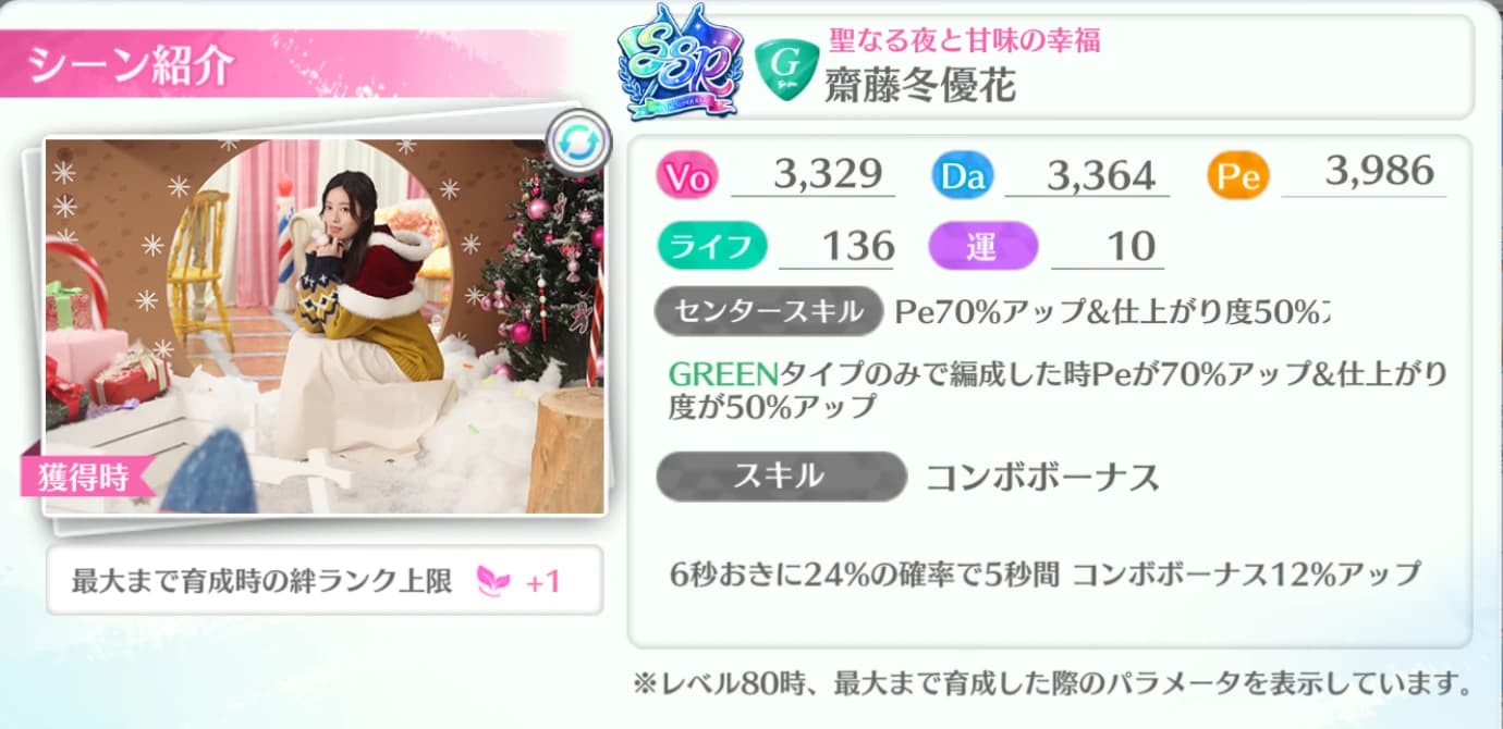 齋藤冬優花 / 聖なる夜と甘味の幸福