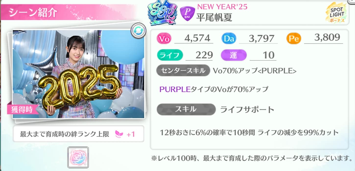 平尾帆夏 / NEW YEAR'25