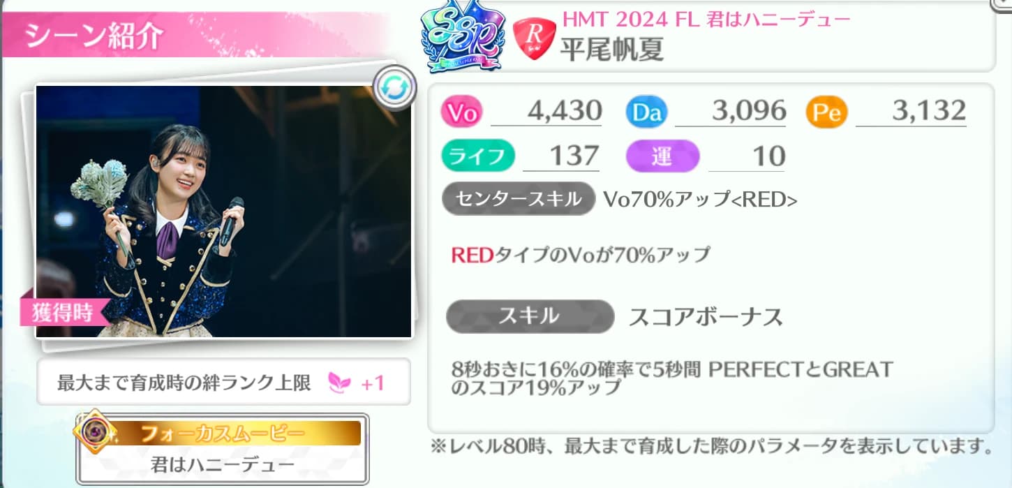 平尾帆夏 / HMT 2024 FL 君はハニーデュー