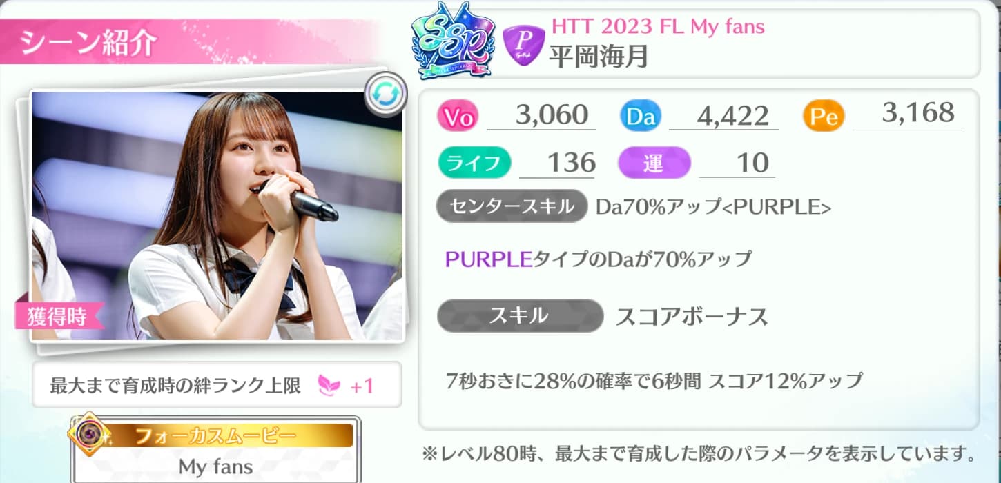 平岡海月 / HTT 2023 FL My fans