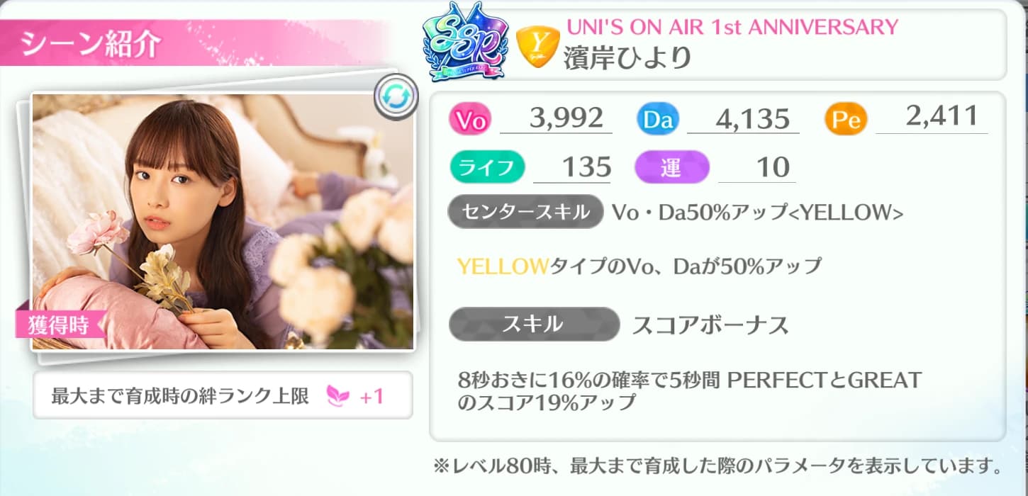 濱岸ひより / UNI'S ON AIR 1st ANNIVERSARY