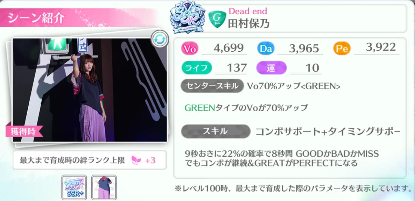 田村保乃 / Dead end