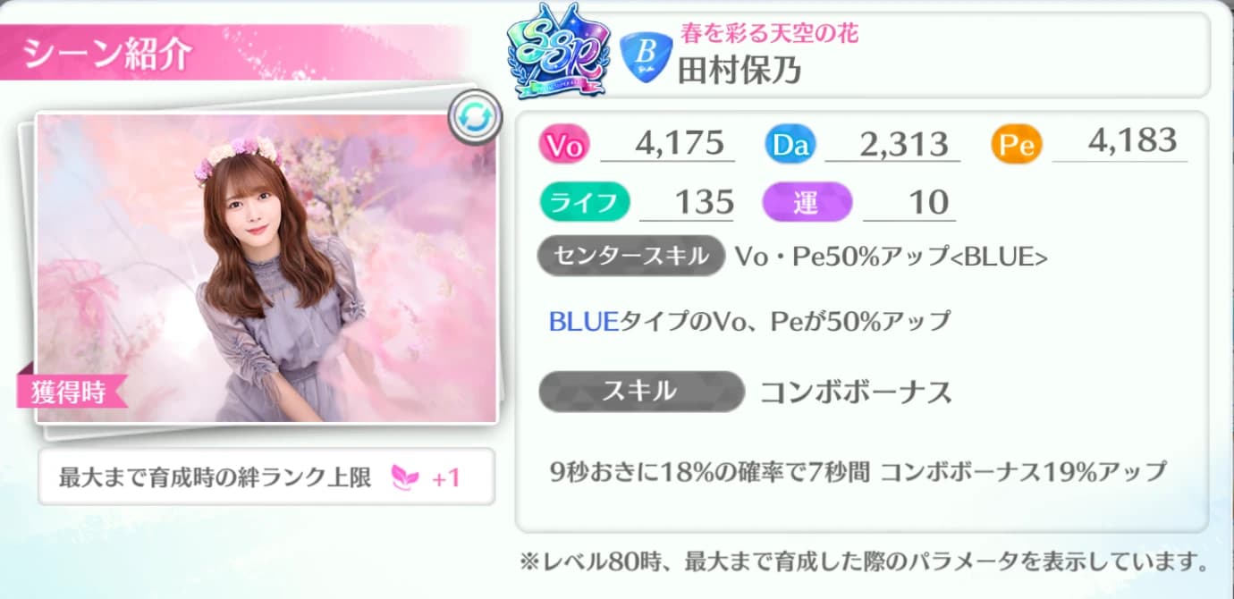 田村保乃 / 春を彩る天空の花