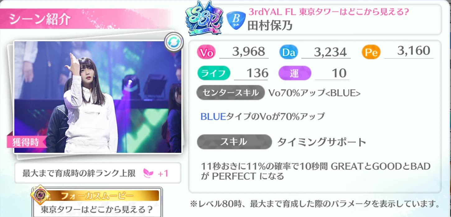 田村保乃 / 3rdYAL FL 東京タワーはどこから見える?