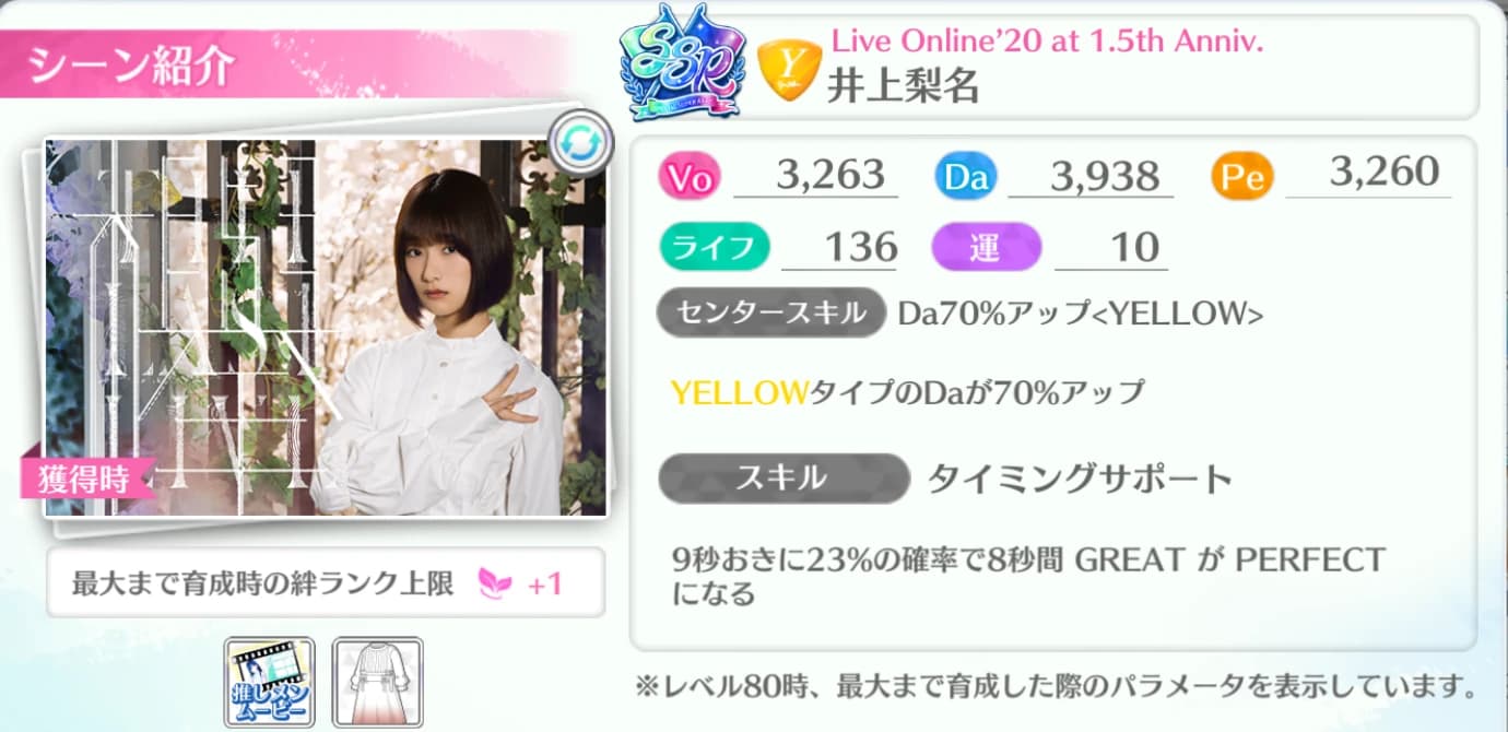 井上梨名 / Live Online'20 at 1.5th Anniv.
