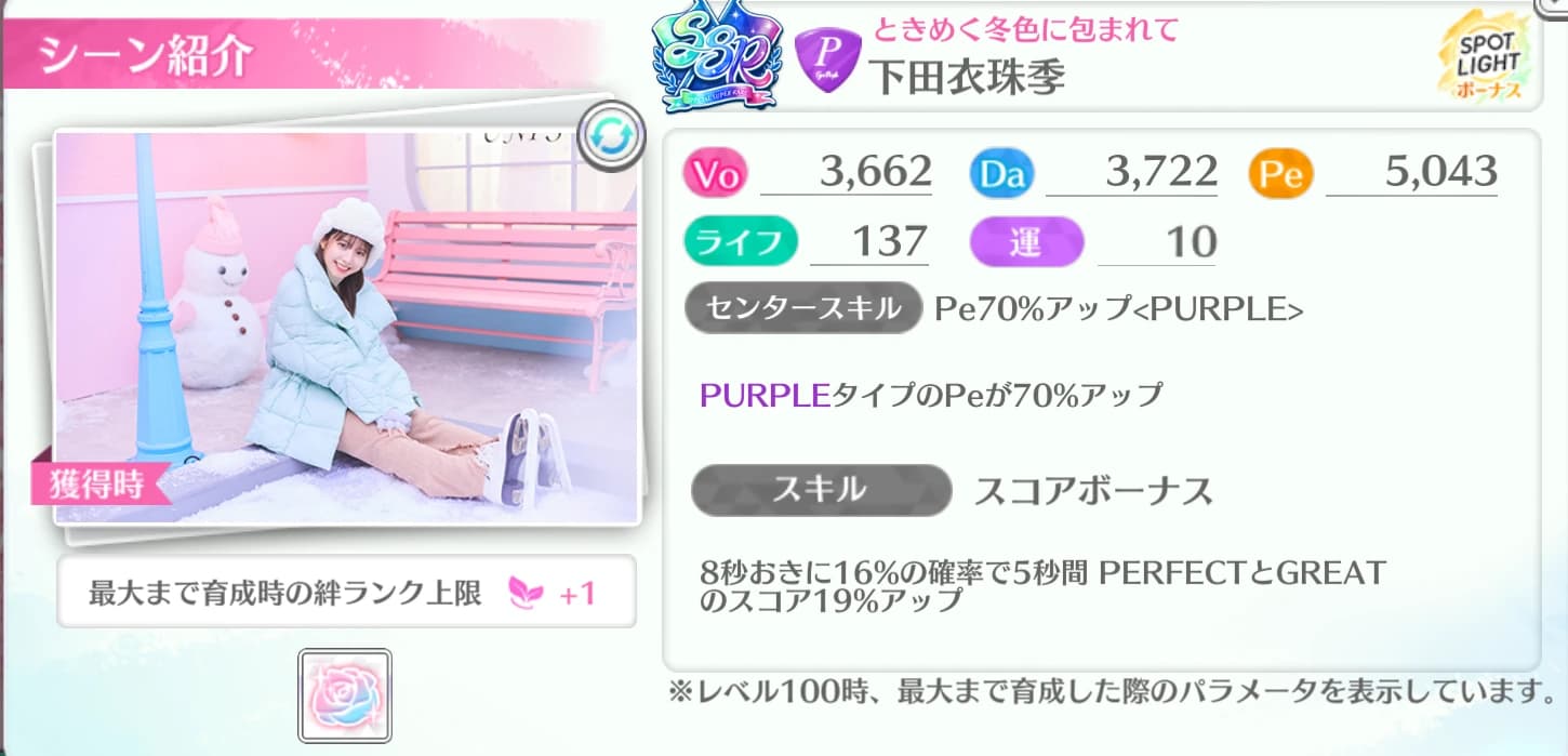 下田衣珠季 / ときめく冬色に包まれて
