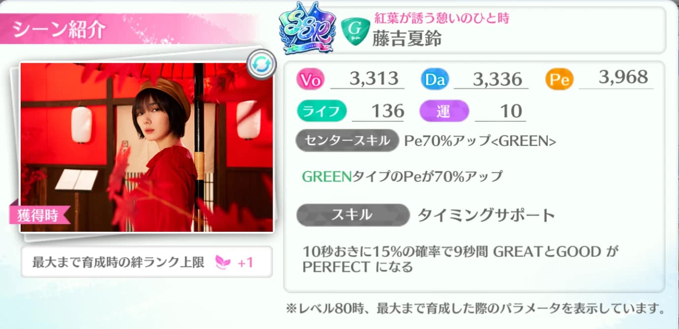 藤吉夏鈴 / 紅葉が誘う憩いのひと時
