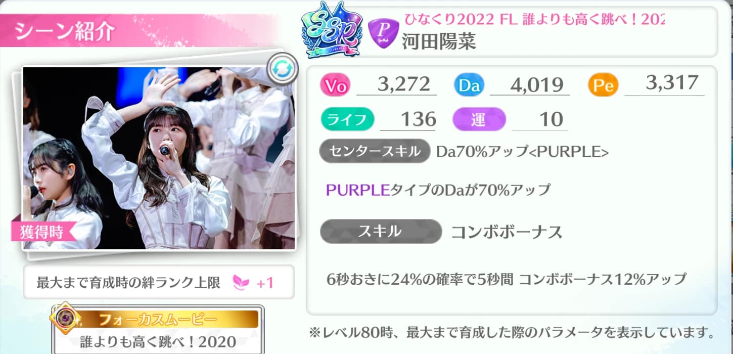 河田陽菜 / ひなくり2022 FL 誰よりも高く跳べ！2020