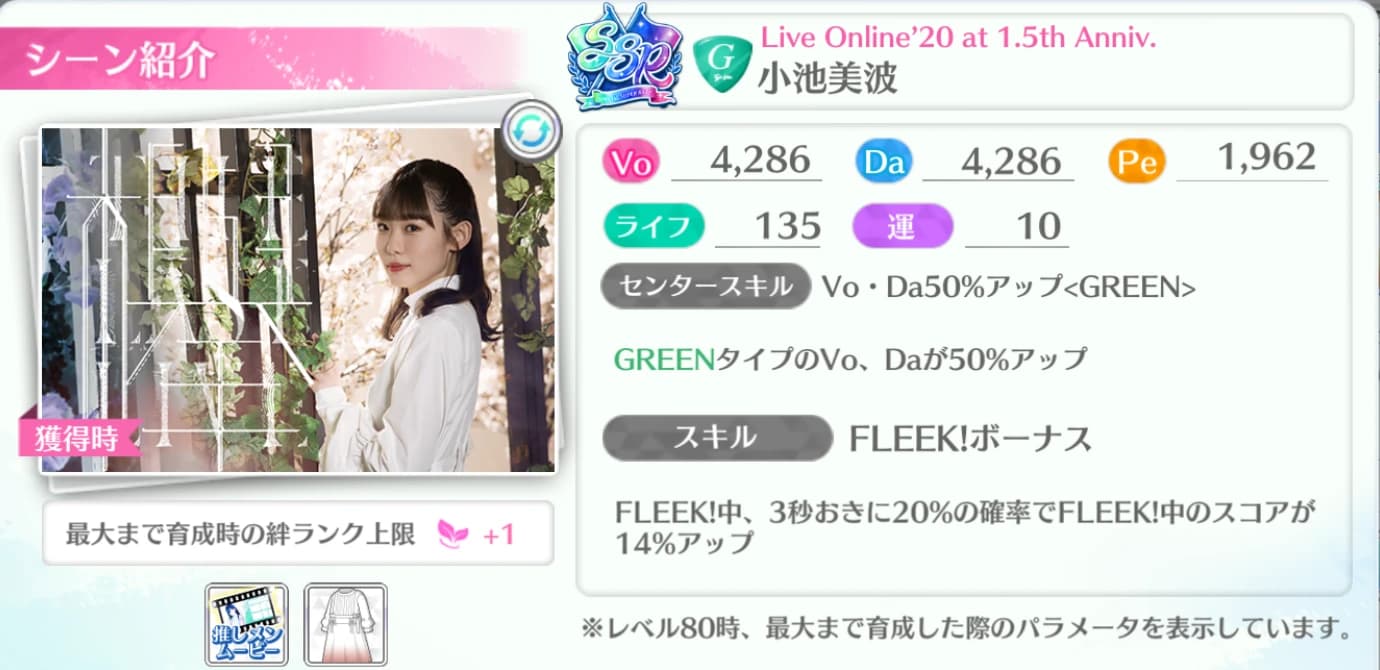 小池美波 / Live Online'20 at 1.5th Anniv.