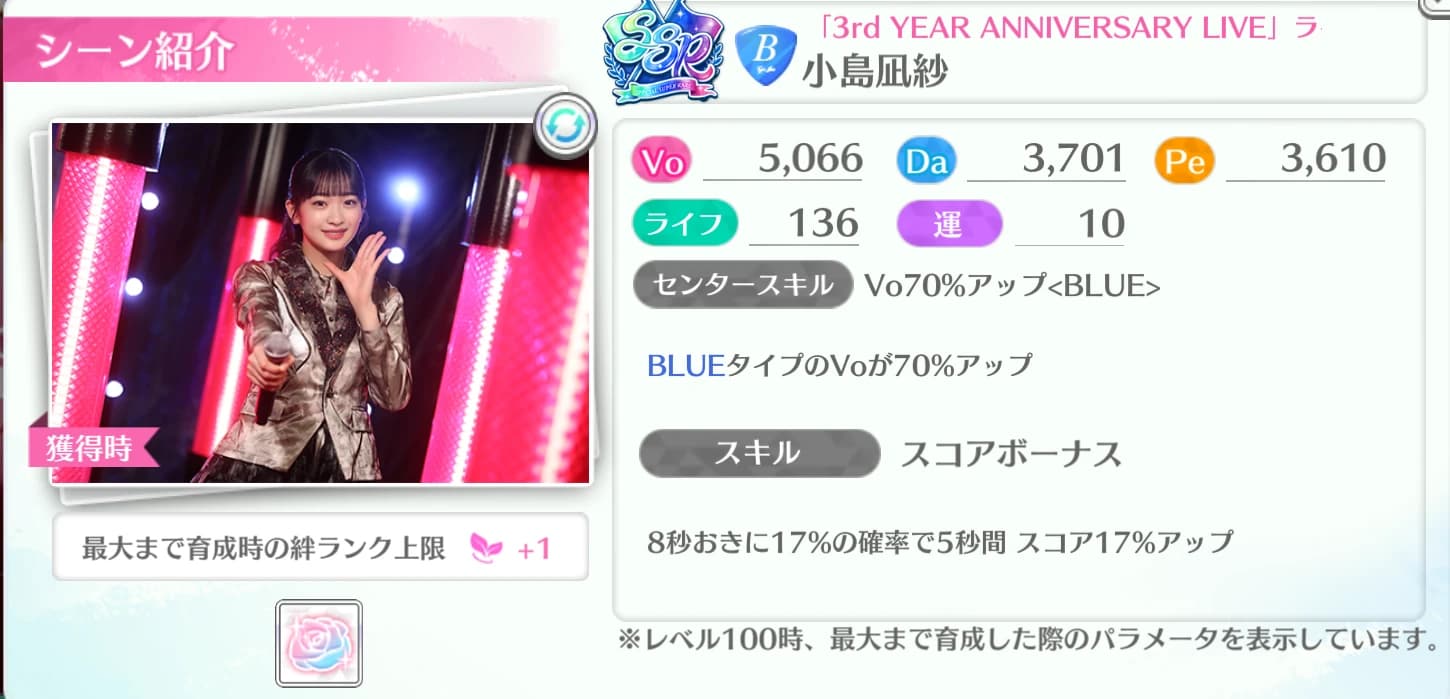 小島凪紗 / 3rd YEAR ANNIVERSARY LIVE