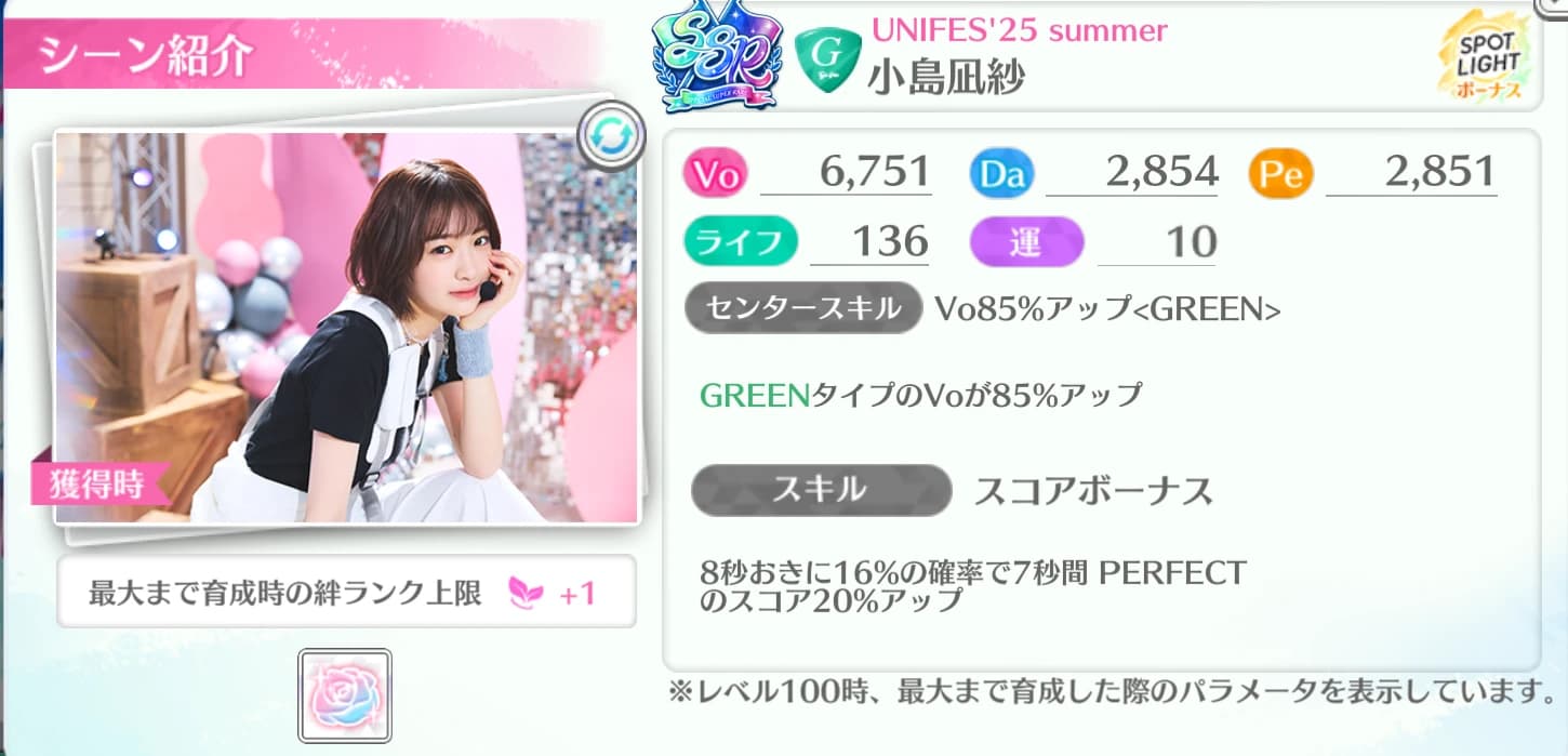 小島凪紗 / UNIFES'25 summer