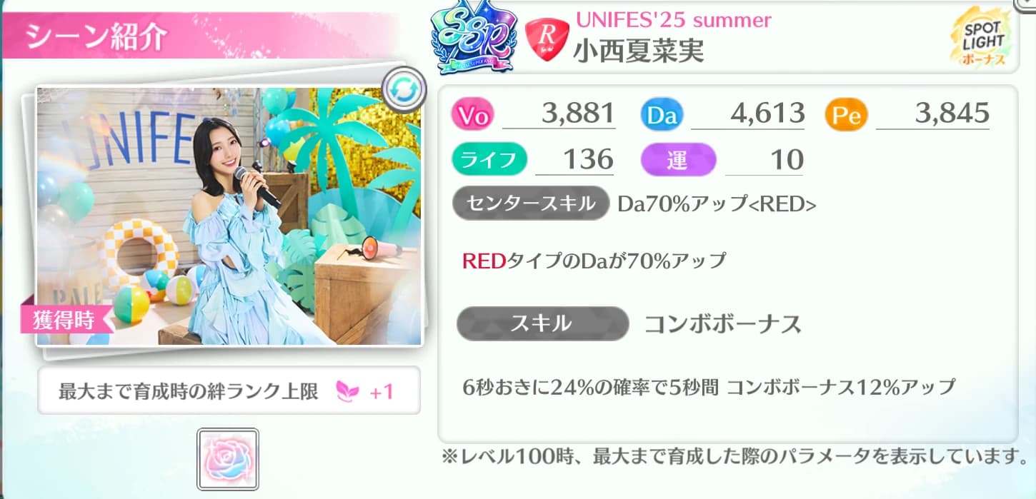 小西夏菜実 / UNIFES'25 summer