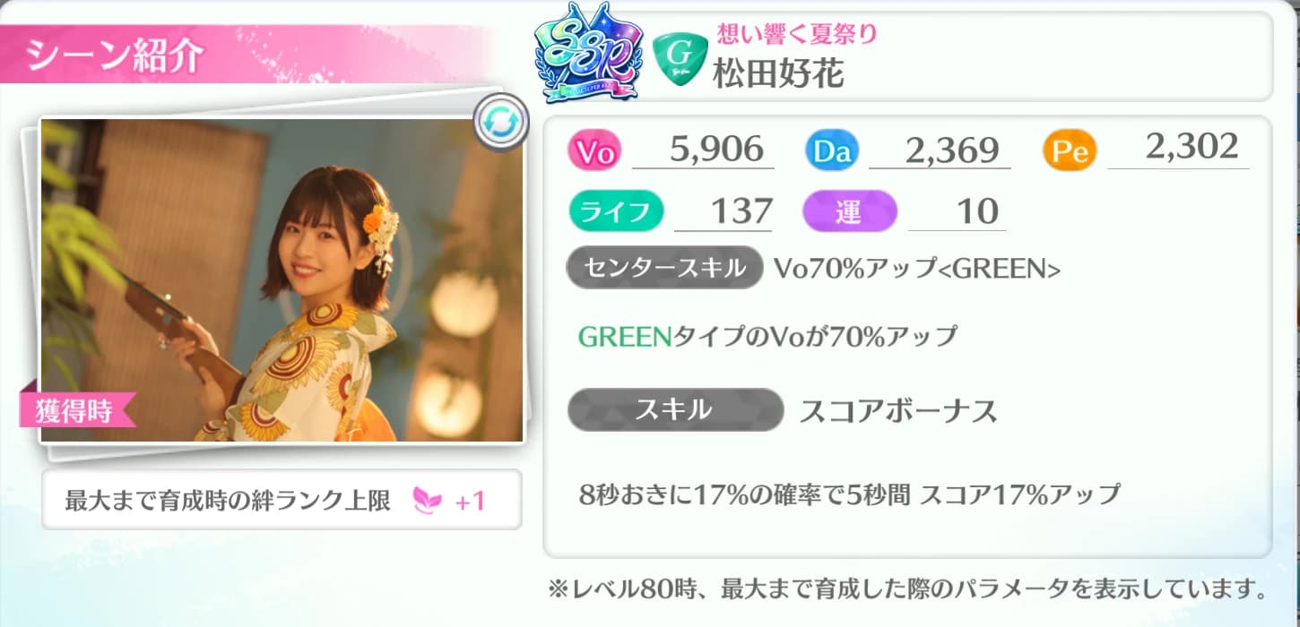 松田好花 / 想い響く夏祭り