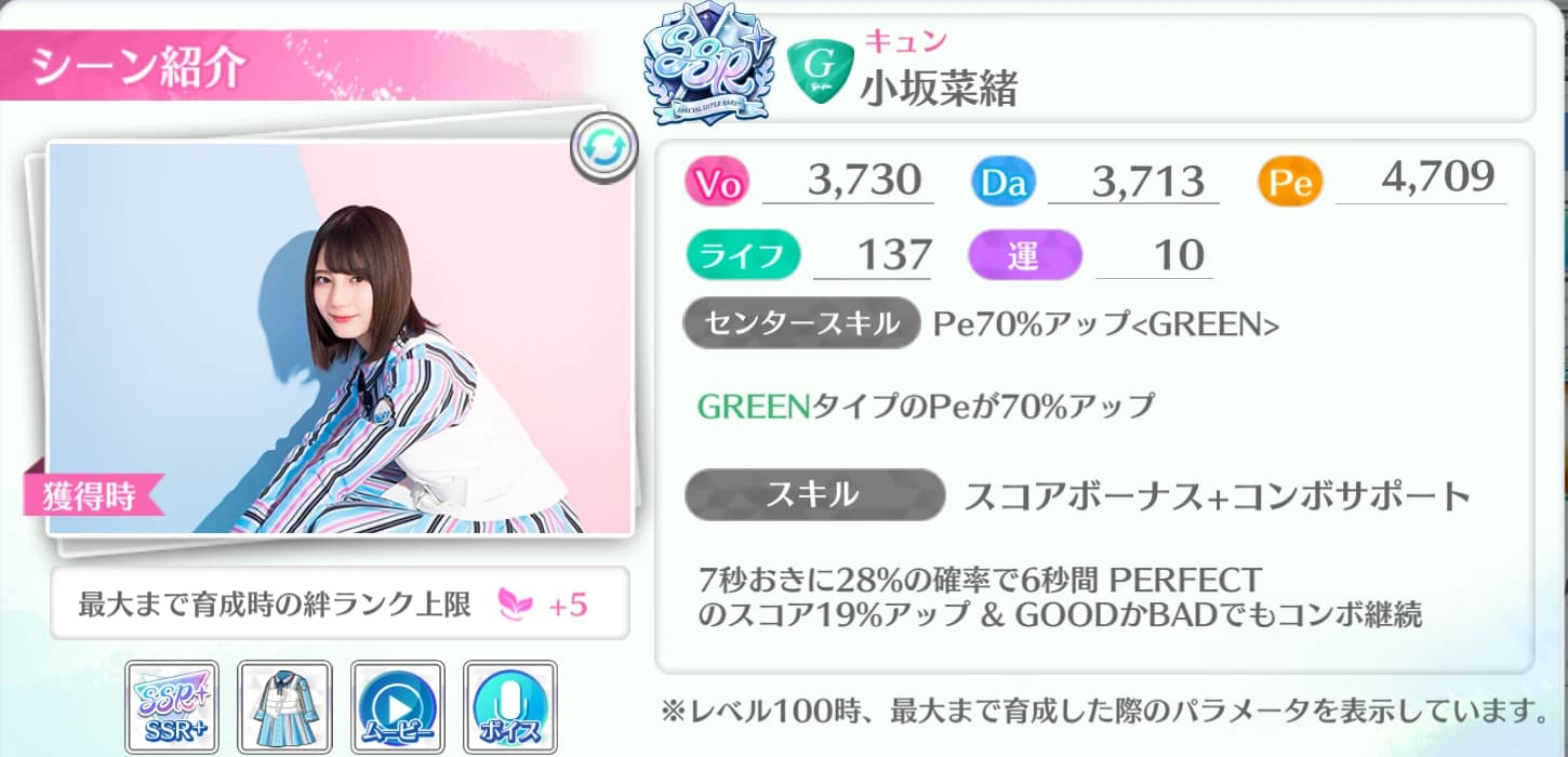 小坂菜緒 / キュン