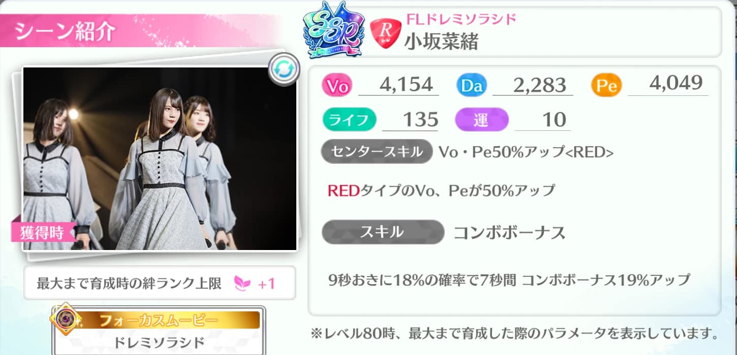 小坂菜緒 / FLドレミソラシド