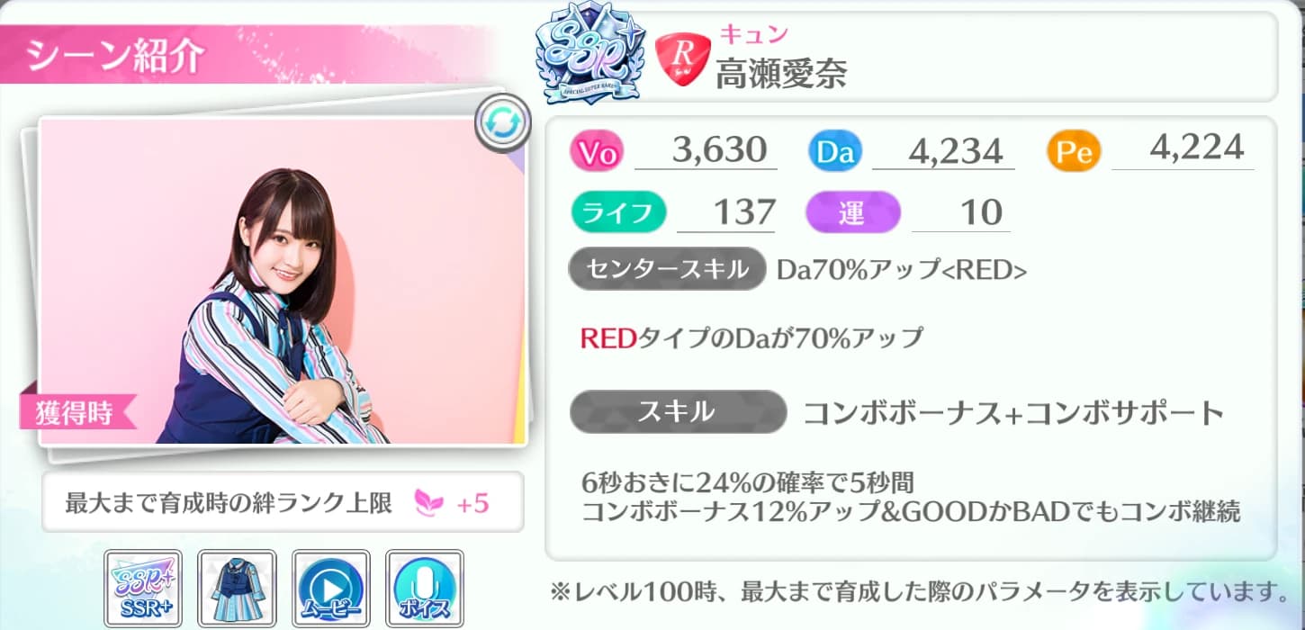 高瀬愛奈 / キュン