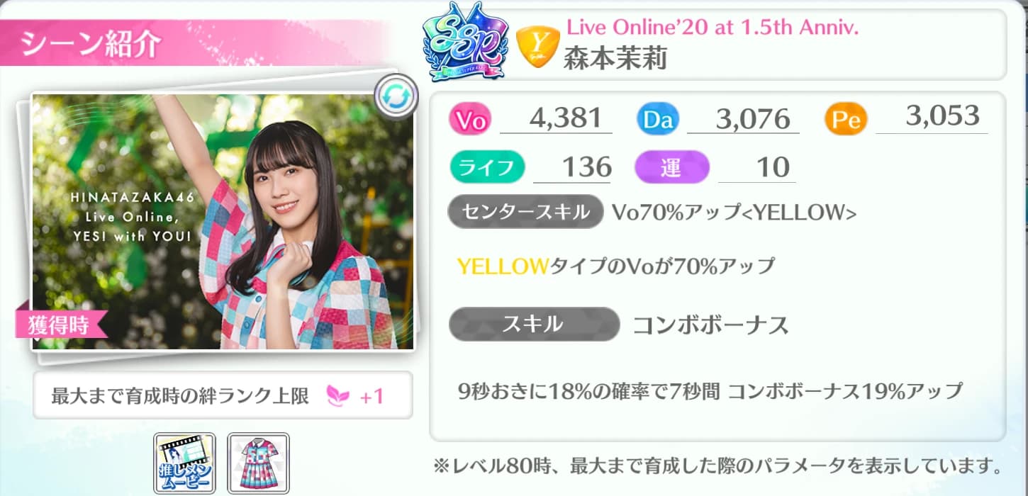 森本茉莉 / Live Online'20 at 1.5th Anniv.