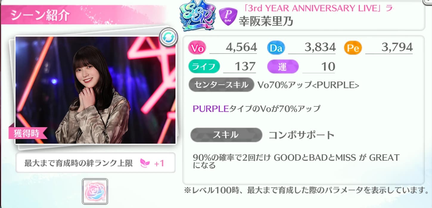 幸阪茉里乃 / 3rd YEAR ANNIVERSARY LIVE