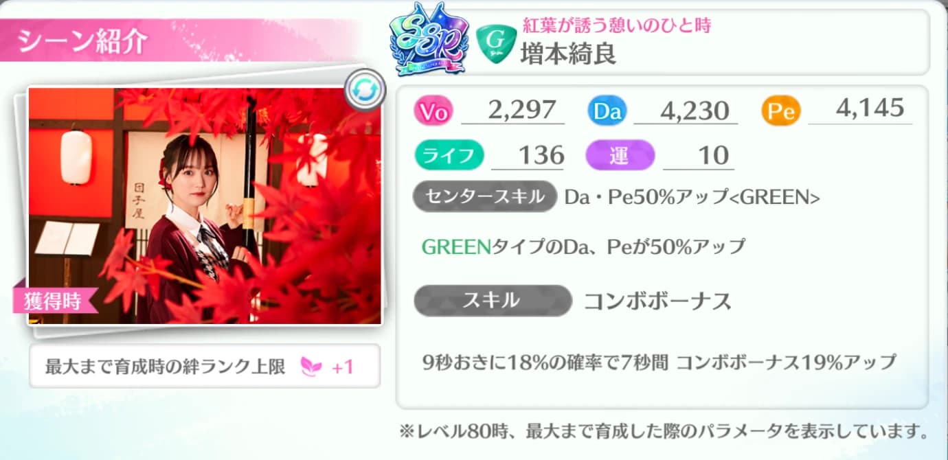 増本綺良 / 紅葉が誘う憩いのひと時