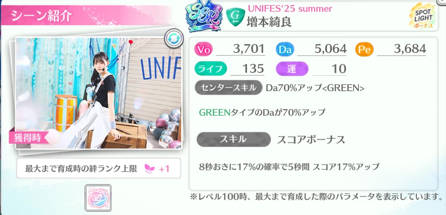 増本綺良 / UNIFES'25 summer