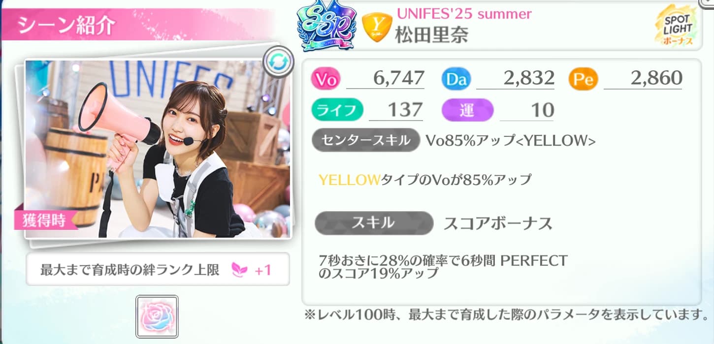 松田里奈 / UNIFES'25 summer