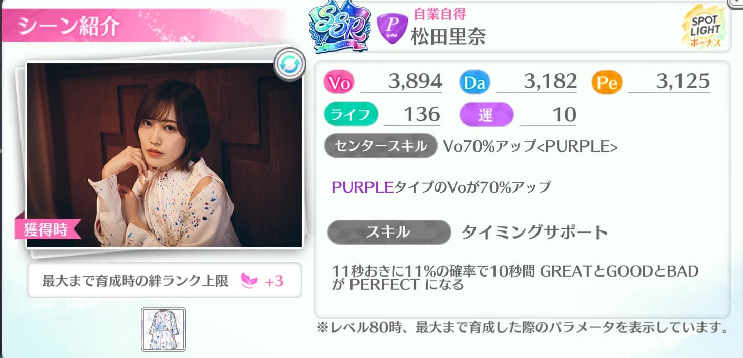 松田里奈 / 自業自得