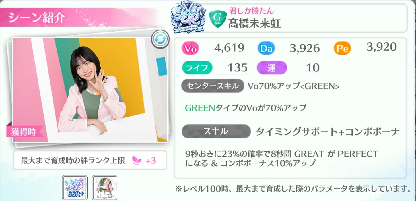 髙橋未来虹 / 君しか勝たん