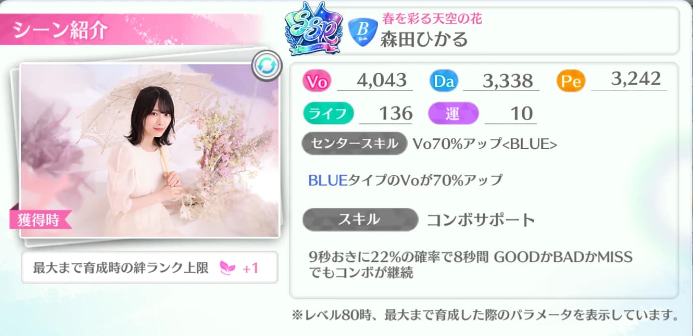 森田ひかる / 春を彩る天空の花