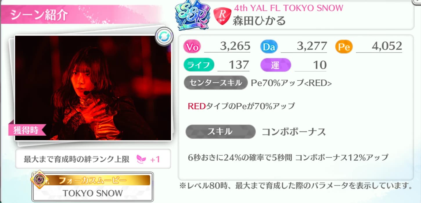 森田ひかる / 4th YAL FL TOKYO SNOW