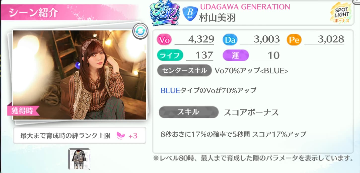 村山美羽 / UDAGAWA GENERATION
