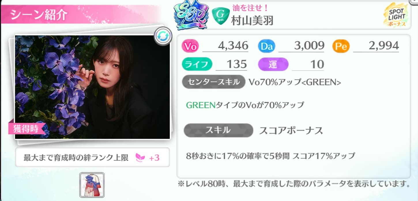 村山美羽 / 油を注せ！