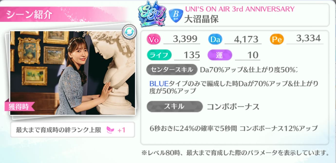 大沼晶保 / UNI'S ON AIR 3rd ANNIVERSARY
