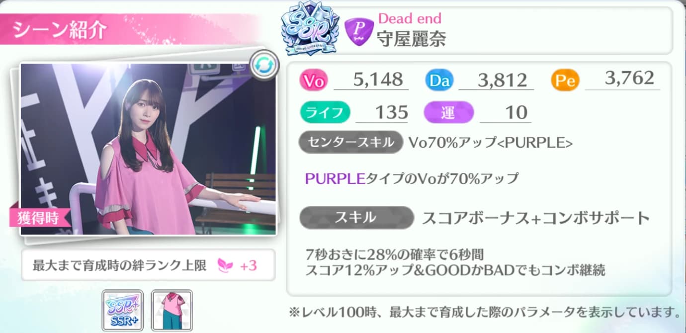 守屋麗奈 / Dead end
