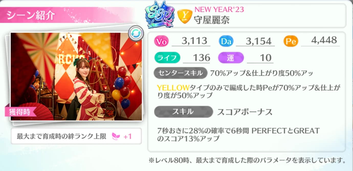 守屋麗奈 / NEW YEAR'23