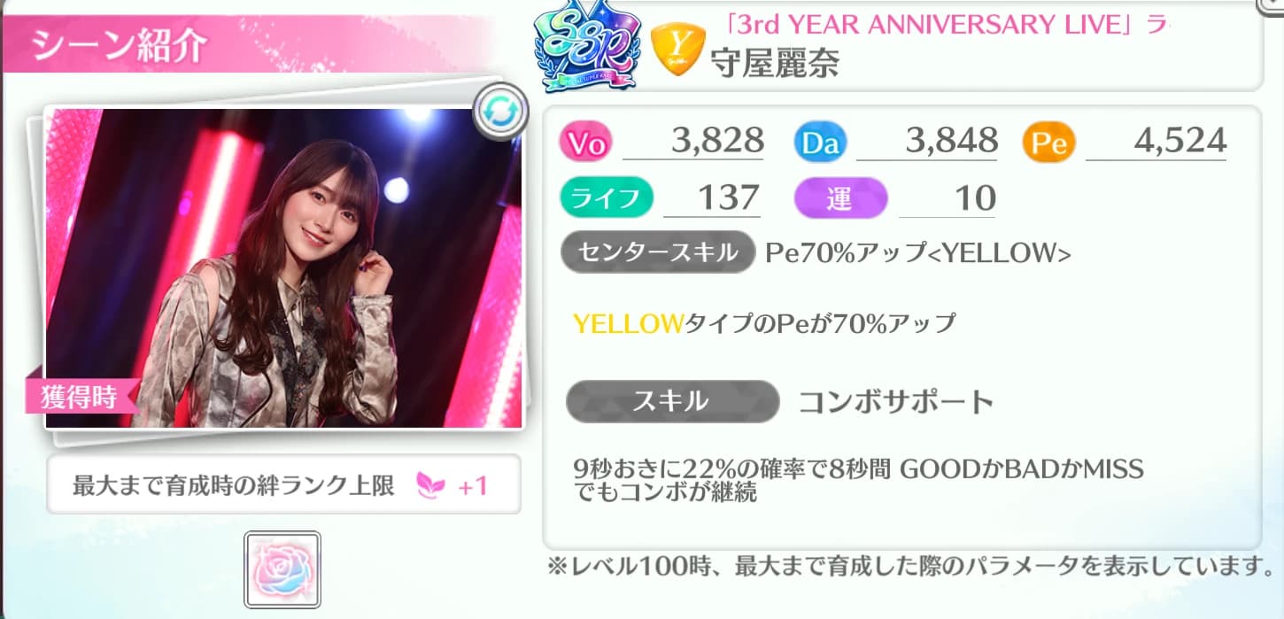 守屋麗奈 / 3rd YEAR ANNIVERSARY LIVE