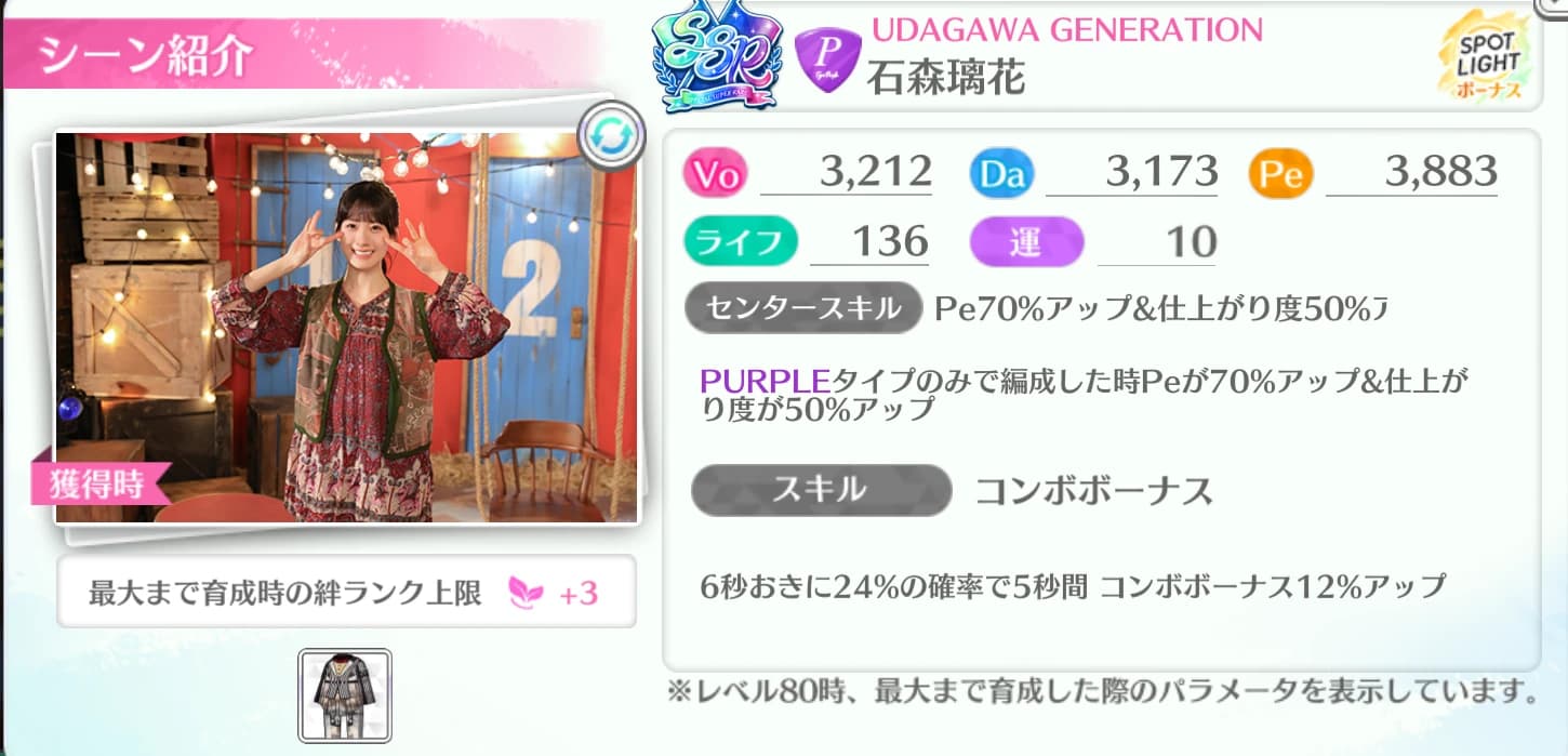石森璃花 / UDAGAWA GENERATION
