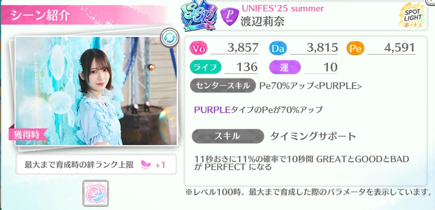 渡辺莉奈 / UNIFES'25 summer