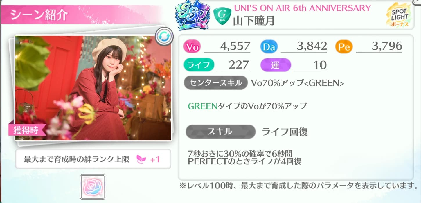 山下瞳月 / UNI'S ON AIR 6th ANNIVERSARY