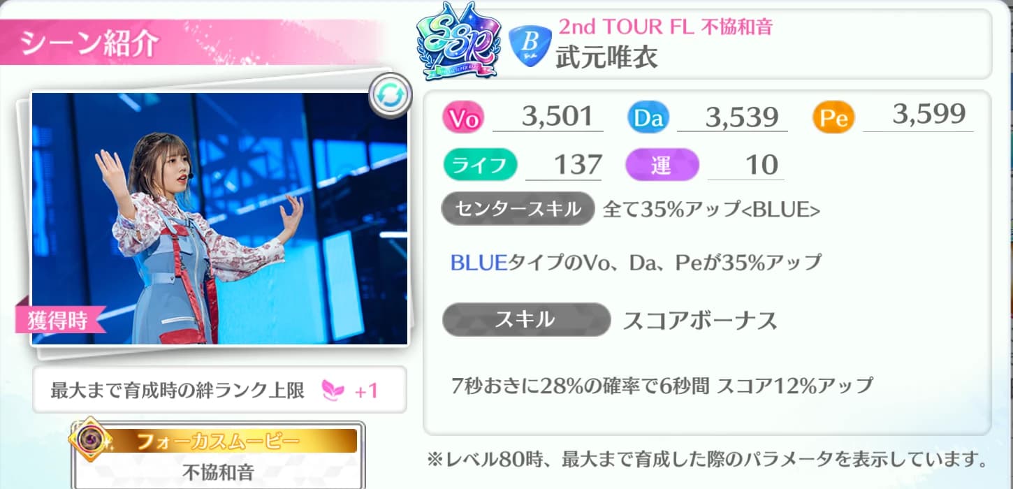 武元唯衣 / 2nd TOUR FL 不協和音