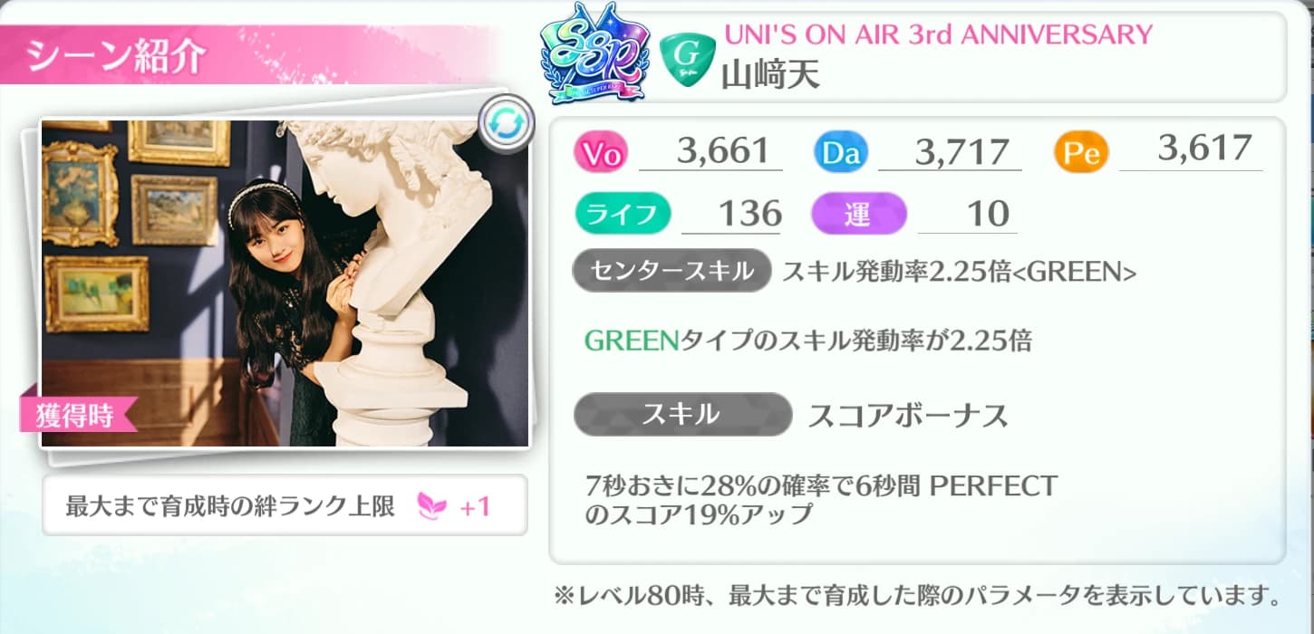 山﨑天 / UNI'S ON AIR 3rd ANNIVERSARY