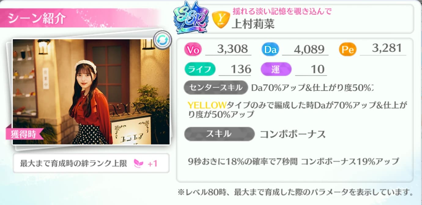 上村莉菜 / 揺れる淡い記憶を覗き込んで