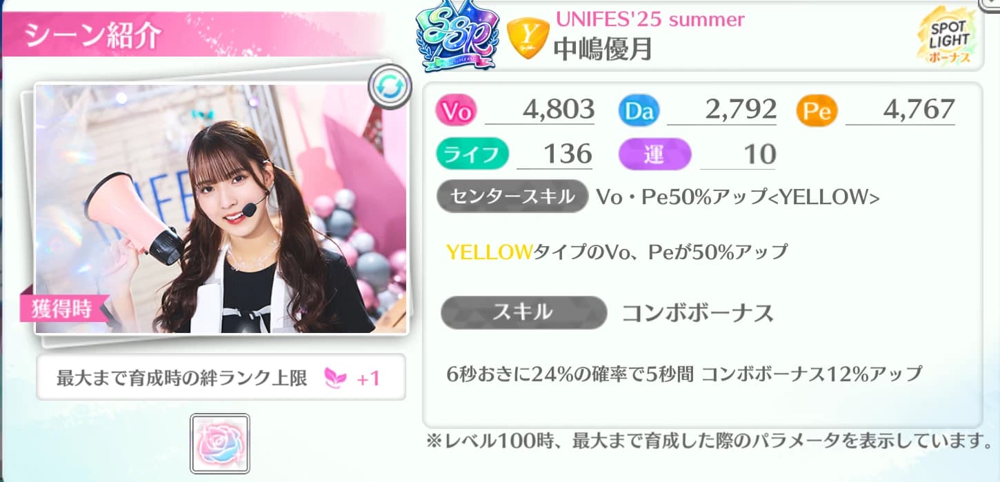 中嶋優月 / UNIFES'25 summer