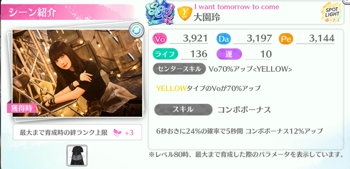 大園玲 / I want tomorrow to come