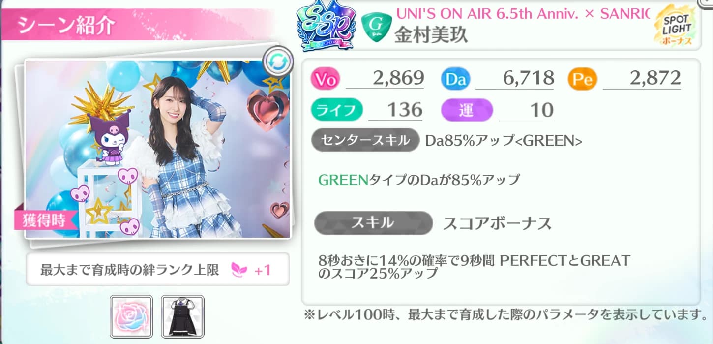 金村美玖 / UNI'S ON AIR 6.5th Anniv. × SANRIO CHARACTERS