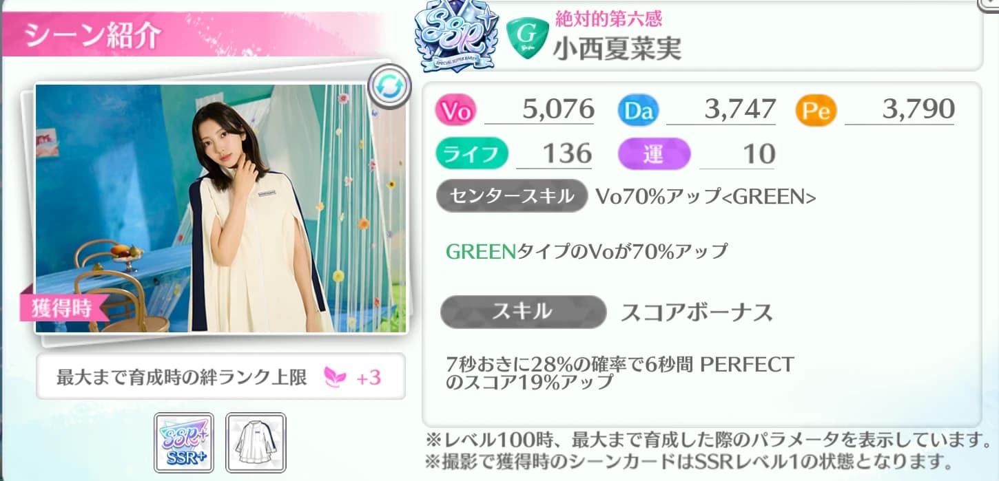 小西夏菜実 / 絶対的第六感