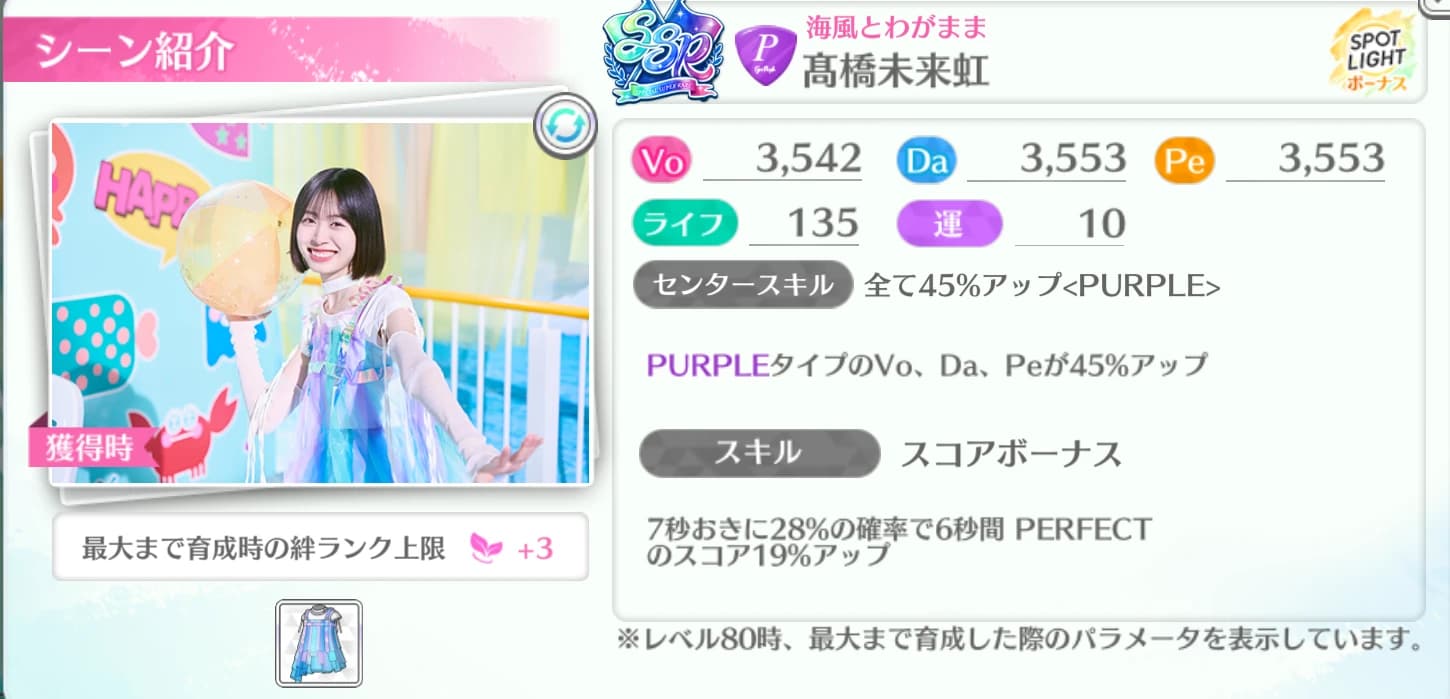 髙橋未来虹 / 海風とわがまま